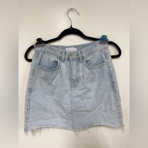 OAK+ FORT Denim Mini Skirt